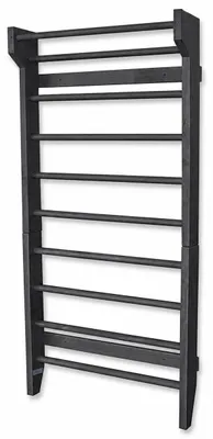 Produktbild von Bituxx® Sprossenwand Kletterwand Turnwand Klettergerüst Turngerät 10 Sprossen bis 120Kg MS-20117 Schwarz