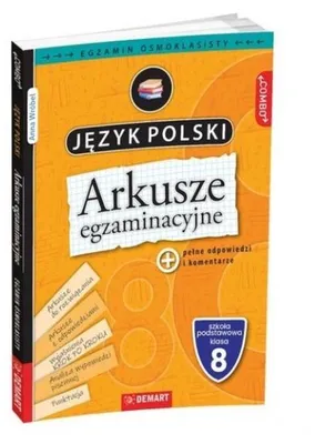 Obrázok produktu pre Arkusze egzaminacyjne z jezyka polskiego dla 8-klasisty