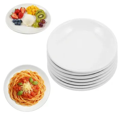 Productafbeelding van Set van 6 Onbreekbare Melamine Dessertborden 17,7 cm