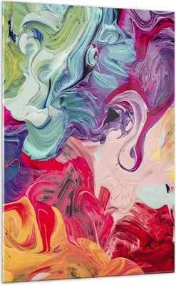 Produktbild von Bilder auf glas - Einteilig - Abstraktion modern - 70x100cm - Glasbilder - Wandbilder - Bilder - zum Aufhängen bereit - Wanddekoration aus Glas - Glas Bilder - Wandbild auf Glas - GPA70x100-3877