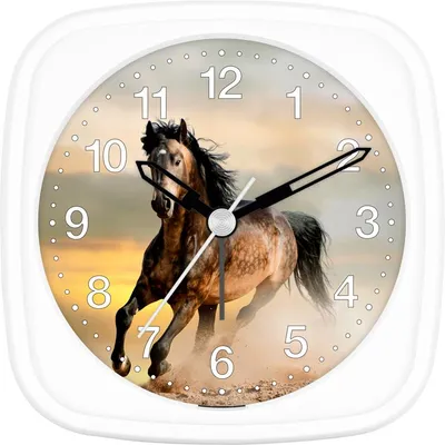 Obrázok produktu pre Detský budík EUROTIME Horse - Kôň pred západom slnka
