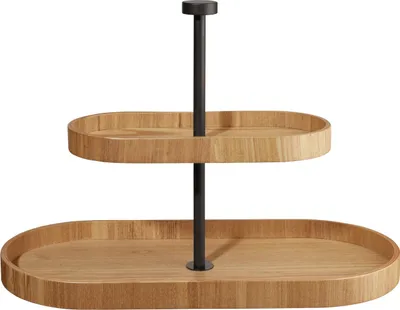Produktbild von ASA wood Etagere 2-stufig oval