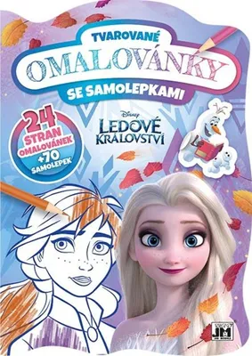 Zdjęcie produktu dla Kraina lodu – kolorowanki z naklejkami