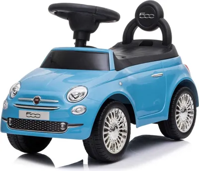Obrázek produktu pro Posuvné auto Posuvné vozidlo Dětská hračka od 1 roku Fiat 500 modrá