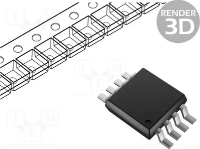 Produktbild von 1x PCA9306DCTR Logische Wandler SMD Logikebenenübersetzer, Spannungswler