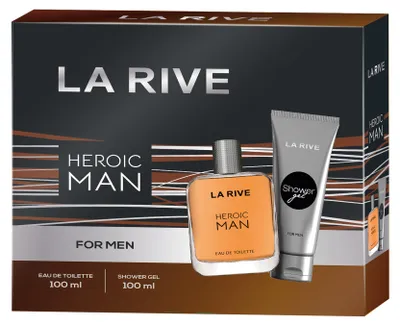 Obrázok produktu pre Hrdinovský muž La Rive - Darčekový set Toaletná voda 100ml + Sprchový gél 100ml
