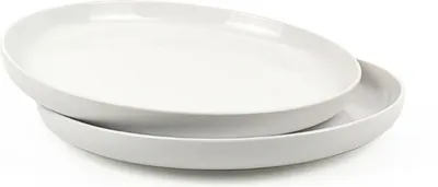 Produktbild von 2er-Set Speiseteller aus hochwertigem Steingut - ø27 cm, robust & pflegeleicht