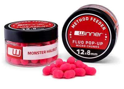 Immagine prodotto di Method/Feeder Fluo Pop-Up Micro Chunks 20g Monster Halibut