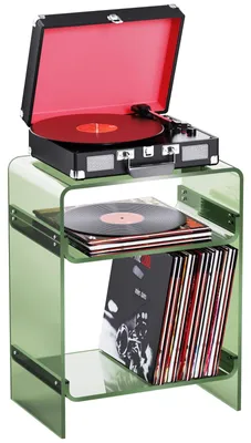 Imagen del producto de Mesa para tocadiscos - Acrílico - 45 x 30 x 58 cm - Verde
