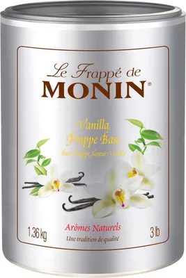 Produktbild von Monin Frappe Smoothie-Basis 1,36 kg Vanillebasis