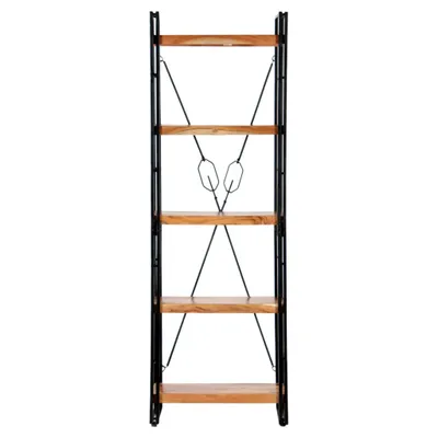 Immagine prodotto di Libreria 5 scomparti 60x30x180 cm in legno massiccio di acacia