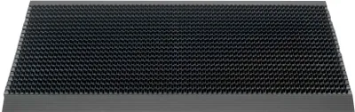 Produktbild von Fußmatte Alu-Anlaufkante schwarz/schwarz PP/Alu L500xB800xS22mm