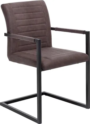 Produktbild von 2er Set Armlehnschwingstuhl Picton braun