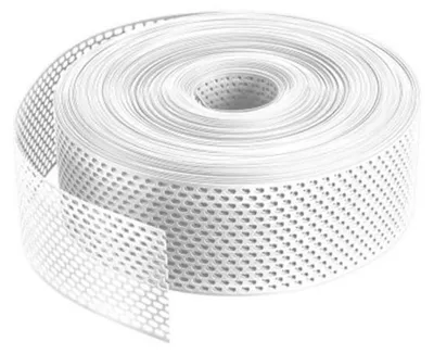 Produktbild von Lüftungsband PVC Rolle Traufgitter 80 mm x 60 m Weiß