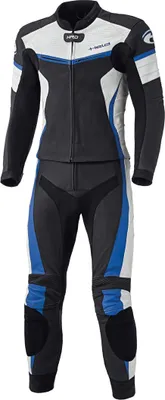 Zdjęcie produktu dla 2-częściowy skórzany kombinezon motocyklowy Held Spire, czarny/niebieski, 50