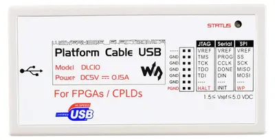 Image de Débogueur de téléchargement JTAG compatible avec les plateformes XILINX, câble USB pour FPGA et CPLD, programmeur de débogage intégré