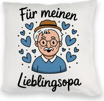 Produktbild von Für meinen Lieblingsopa Kuschelkissen