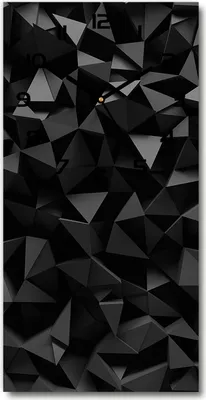 Produktbild von Wanduhr aus Glas – 30x60 cm - Glasbild - Glasuhr - Gehärtetes Glas -3D-Abstraktion