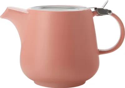 Immagine prodotto di Teiera TINT 600 ml, corallo, porcellana - acciaio inox