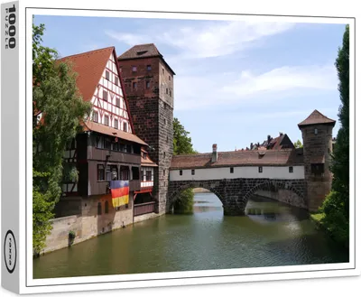 Produktbild von raxxa Premium-Puzzle "Henkersteg in Nürnberg", 1000 Teile