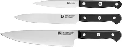 Obrázek produktu pro Zwilling 36130-003 Sada nožů Gourmet, nerezová ocel, stříbrná / černá, 3 kusy