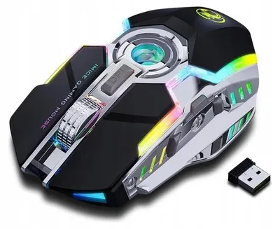 Obrázok produktu pre Best Media A5 Herná RGB Bezdrôtová Myš pre Hráčov