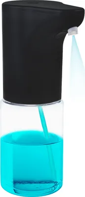 Image de Distributeur automatique de savon Promedix pour savons liquides, liquides désinfectants, 300ml, 4xAA, noir, PR-540 B