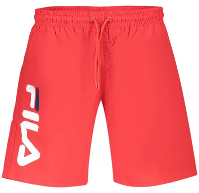 Produktbild von Herren Badehose Rot - Caravello mit Kordelzug & Innenslip