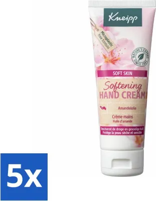 Produktbild von Kneipp - Handcreme - Hautzarte Mandelblüte - 75 ml - Vorteilspack - 5 Stücke