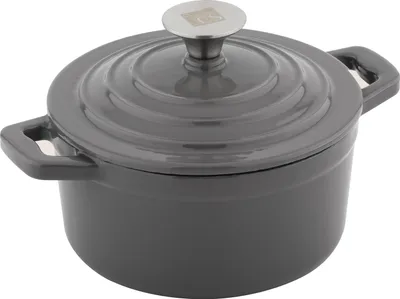 Produktbild von XANTEN Topf, Durchmesser: 14 cm, Gusseisen, grau