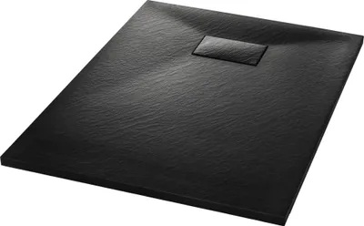Image de vidaXL Receveur de douche SMC noir 100×70 cm