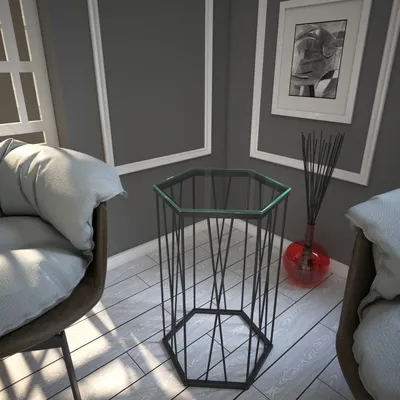 Immagine prodotto di Skye Decor, Cetrus - Glass, tavolino, antracite, 100 % PANNELLI DI PARTICELLE RIVESTITI IN MELAMMINA, 40 x 35 x 62 cm