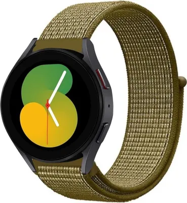 Produktbild von Strap-it Samsung Galaxy Watch 5 - 40mm Nylonarmband (Oliv)