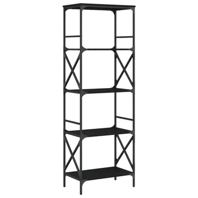 Immagine prodotto di Libreria 5 ripiani Nero 59x35x171 cm Materiale a base di legno