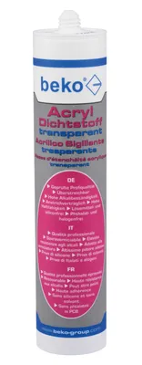 Produktbild von Acryl-Dichtstoff 310 ml TRANSPARENT  DE/IT/FR