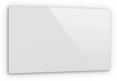 Zdjęcie produktu dla Klarstein Crystal Wall – promiennik podczerwieni, grzejnik elektryczny 100 x 60 cm, 600 W, montaż naścienny, automatyczne wyłączanie, hartowane szkło, kolor biały.