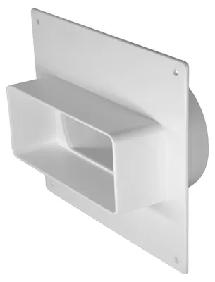 Produktbild von Flachkanal Wandflansch Übergangsstück 110x55 mm auf 100mm