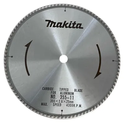Produktbild von Makita 792230-4 TCT Kreissägeblatt, 355 mm, Aluminium