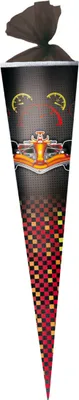 Produktbild von Herlitz Schultüte / Zuckertüte / 70cm / rund / "Formula 1"