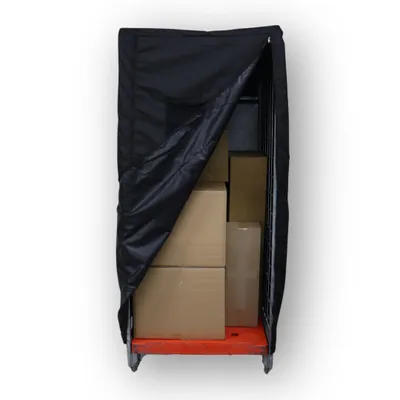 Produktbild von InfraDeskTrading Rollcontainerabdeckung 600D Schwarz 84 x 80 x 174 cm