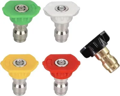 Immagine prodotto di Ugelli a getto d'acqua - 5 pezzi, universali per idropulitrici, 1,2 mm, per auto e giardino