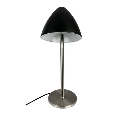 Produktbild von Tischlampe, Tischleuchte, Nachttischlampe, Schreibtischlampe, LED Leselampe, OULU Stahl schwarz
