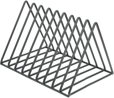 Produktbild von LOFT42 Zeitschriftenständer aus Papier, stehend – Metall – Mattschwarz – 26 x 18 x 19