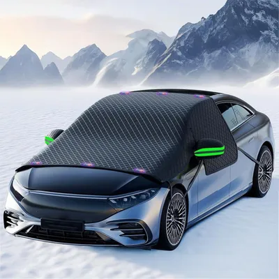 Produktbild von Magnetische Auto-Windschutzscheibenabdeckung, Schneeabdeckung mit Seiten- und Spiegelschutz