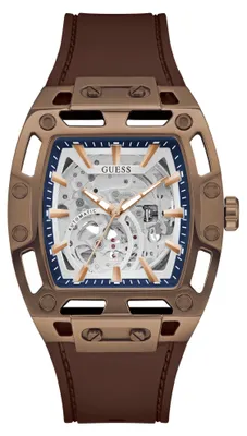 Zdjęcie produktu dla Męski zegarek automatyczny Guess PHOENIX GW0980G3 silikon