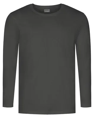 Productafbeelding van Promodoro - "Premium" heren T-shirt met lange mouwen, model LT2636 (maat M), effen zwart