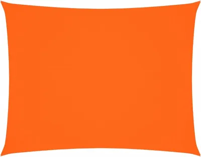 Image de Voile de parasol tissu oxford rectangulaire 6x7 m orange