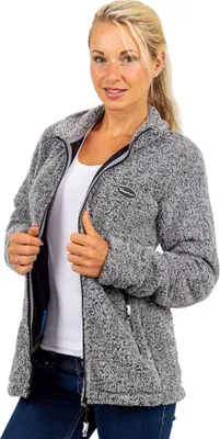 Produktbild von Reichstadt Damen Regular Fit Fleecejacke Kuschelige 22RSW002 Granit XXL