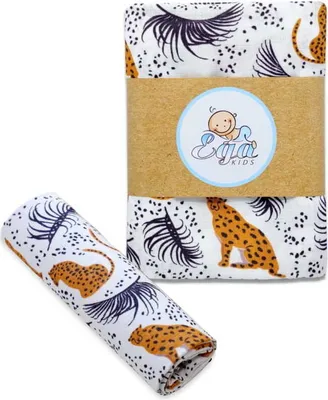 Produktbild von Ega KIDS | Muslin Wickeltuch Leopard - 120x120 cm - Ultraweich - Atmungsaktiv und vielseitig