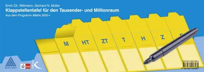 Produktbild von Klappstellentafel für den Tausender- und Millionraum